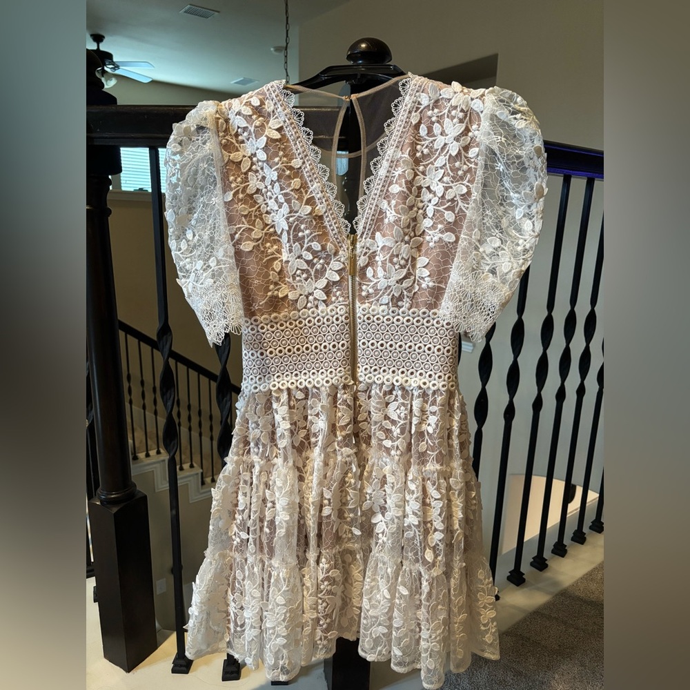 Bronx and Banco White Megan Mini Dress - Picture 4 of 4